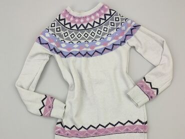 biała koszula dziewczęca 128: Sweater, Little kids, 9 years, 128-134 cm, condition - Very good