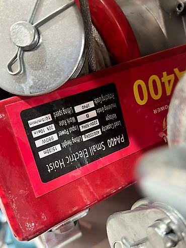 Тельферы: Электрическая таль (лебёдка) с тросом и пультом управления Описание — 11