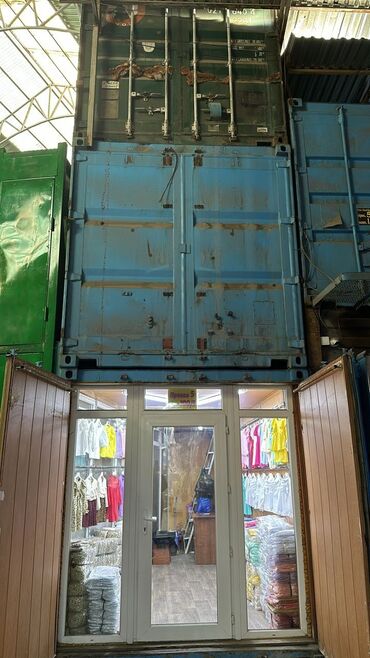 контейнер ошский рынок: Продаю Торговый контейнер, С местом, Утеплен