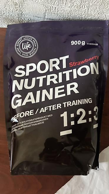 гейнер купить баку: Məhsul: Life Sport Nutrition Gainer – Çiyələk dadlı, 900 q (təxminən — 1