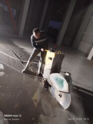 Beton işləri: #Betonkesme #betondeşmə Beton kubik kərpic - dən kəsim deşim — 2