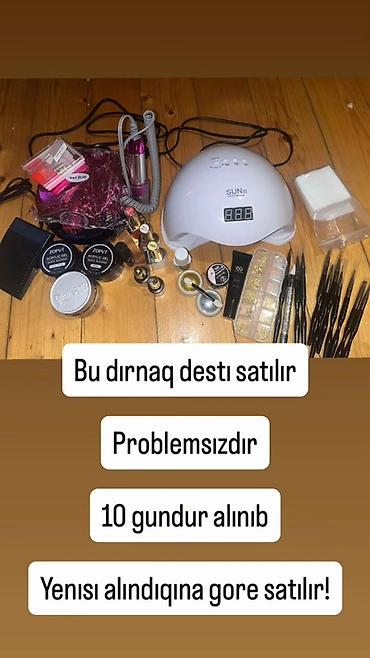 dolgu lak qiymet: Dırnaq qulluq və manikür dəsti Komplektdə: - SUN UV/LED lampa (taymer — 1