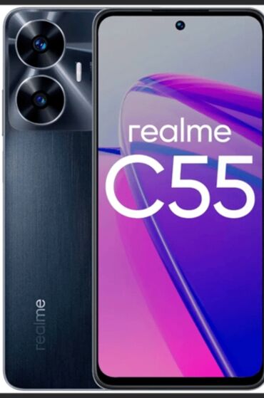 Realme: Realme C55, 256 GB, rəng - Qara, İki sim kartlı