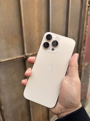 Apple iPhone: IPhone 16 Pro Max, 256 GB, Desert Titanium, Simsiz şarj, Sənədlərlə, Zəmanət — 4