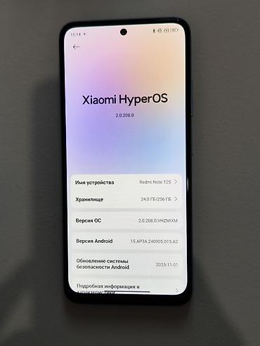 Redmi: Redmi, Redmi Note 12S, Б/у, 256 ГБ, цвет - Синий, 2 SIM — 30