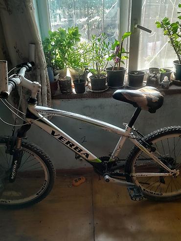 velosiped kreditle satis: Velosiped VERBA 880 – işləklikdədir, sındığı yoxdur. Rəngi ağ — 1