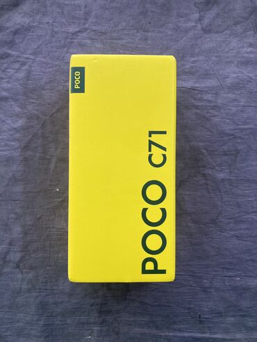телефон рэдми: Poco C75, Жаңы, 64 ГБ, түсү - Кара, 2 SIM