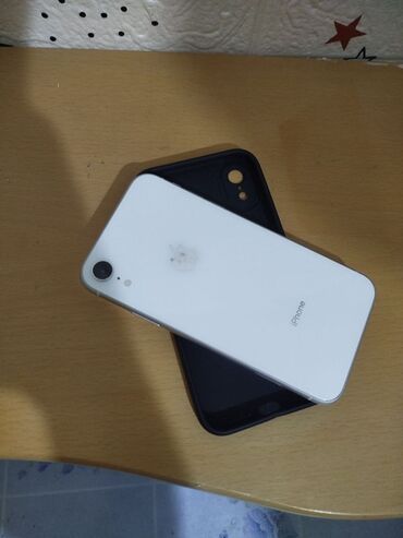 12 про макс цена бишкек бу: IPhone Xr, 64 ГБ, Белый, Чехол