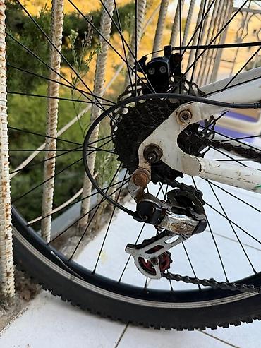 velosiped: Şəhər/dağ tipli “URAN” velosiped - Rəng: ağ-yaşıl-qara - Çərçivə — 10