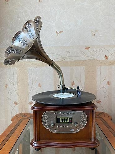 граммофон купить: Çox gözəl və estetik retro qrammofon satılır. Məhsul tam yenidir — 2