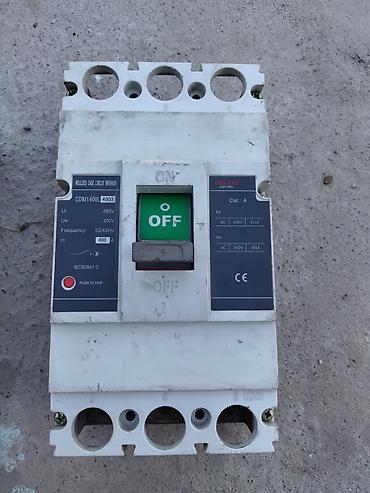 мотор 3ф: Автоматические выключатели и рубильник, 3‑полюсные 1) DELIXI Electric — 1
