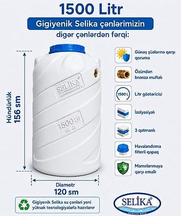 kitab seyf: Bak, Plastik, 750 l l, Yeni — 8
