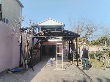 dam sekilleri: Polikarbonat dam örtüyü və metal konstruksiya isləri və quraşdırılması — 2
