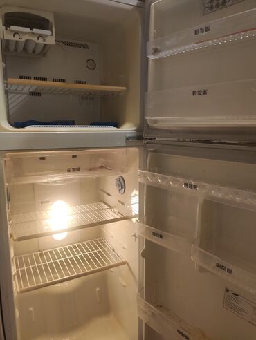 Soyuducular: İşlənmiş 2 qapılı Samsung Soyuducu Satılır, rəng - Boz, Dispenserli — 10