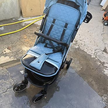 Детский мир: Прогулочная коляска Start Joy (Start Lep) голубого цвета. В — 5