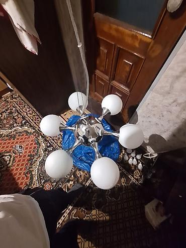 İşıqlandırma: Çılçıraq, 6 lampa, Metal — 8