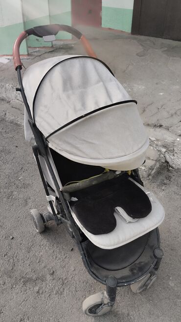 коляска бене беби: Коляска, цвет - Серебристый, Б/у