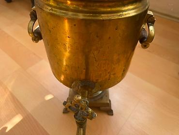 antik samovar alıram: Əla vəziyyətdə, 17 möhürlü 1874cü ildən qalma 150 illik antik — 7