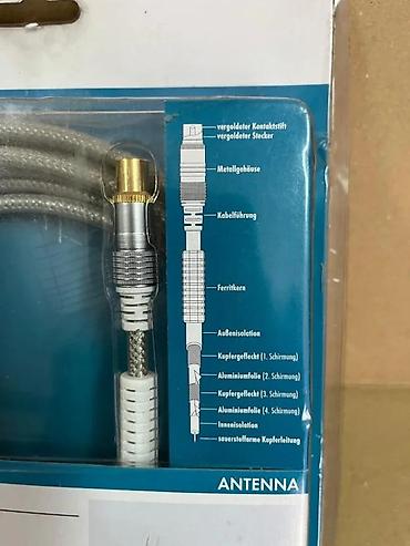 tisot sat: Schwaiger antenni koaksijalni kabl – IEC priključni kabl, 1,5 m - — 4