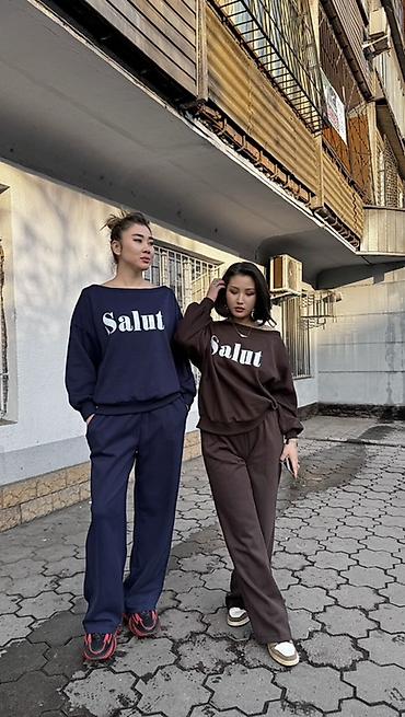 Брючные костюмы: Свободные костюмы “Salut” + пальто-халат Костюм “Salut” - — 9