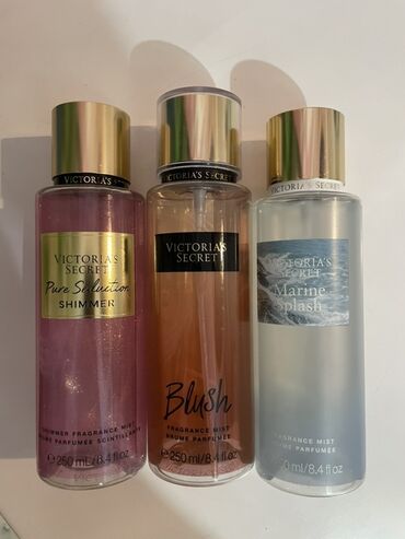 Ətriyyat: Victoria's Secret brendindən olan üç ətir spreyi dəsti. Dəstdə Pure lalafo.az -da Ətriyyat: Victoria's Secret brendindən olan üç ətir spreyi dəsti. Dəstdə Pure