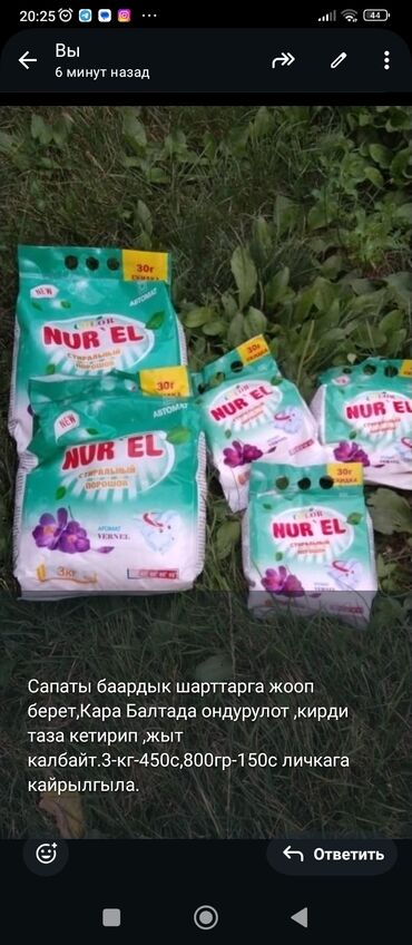 Другие хозтовары: Производство Кара Балта чистый без химиката качество требуется всем — 12