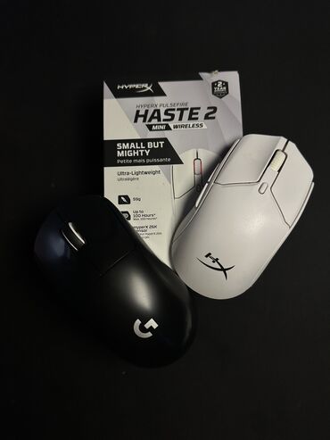 Kompüter və noutbuk aksesuarları: Logitech G Pro X Superlight Wireless & HyperX Pulsefire Haste 2