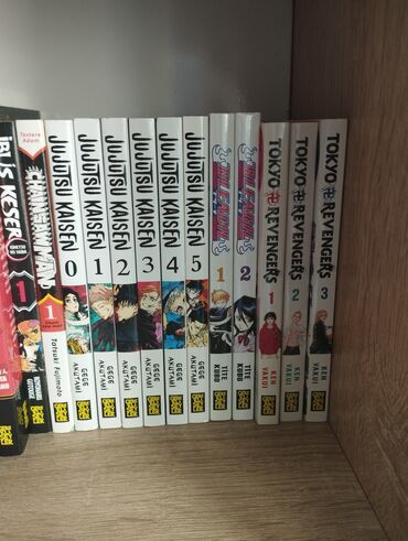 Kitablar, jurnallar, CD, DVD: Türkcə Manga İblis Keser Chainsaw man Jujutsu Kaisen Bleach Tokyo