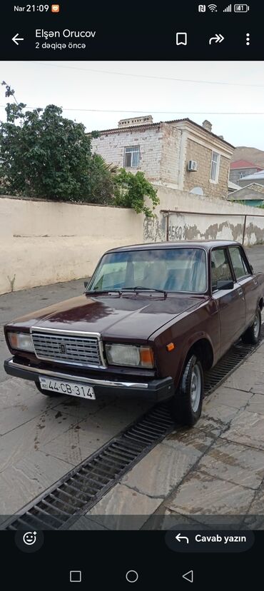 gündəlik maşınlar: VAZ (LADA) 2107: 1.6 l | 2006 il 65300 km Sedan