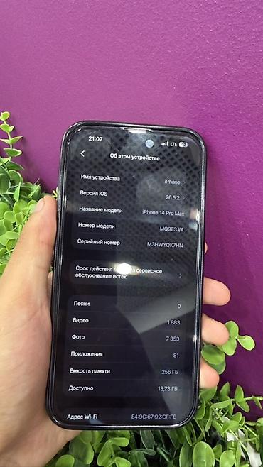 IPhone 14 Pro Max, 256 ГБ,торг есть Характеристики и детали с