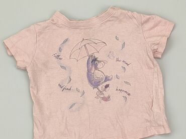 koszulka góry: T-shirt, Fox&Bunny, 9-12 months, condition - Satisfying