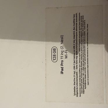 komputer ehtiyat hisseleri: Apple iPad Pro 11" (2-ci nəsil) Wi‑Fi – 128 GB Xüsusiyyətlər: - 11 — 1