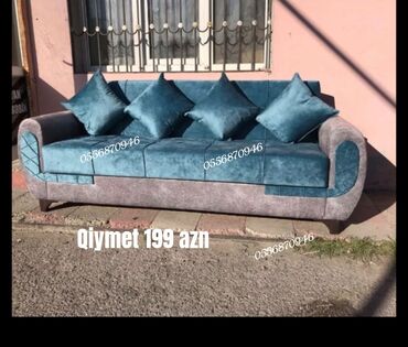 Sifarişlə divanlar: Divan, Qonaq otağı üçün, Parça, Bazalı, Açılan, Kitab — 6