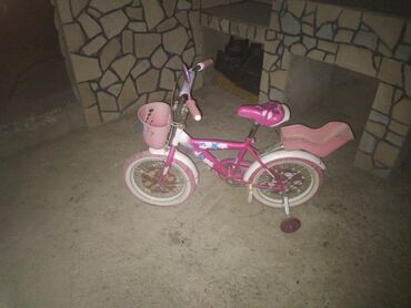 maqnit oyuncaq: Uşaq velosipedi – qızlar üçün, çəhrayı rəngdə Xüsusiyyətlər: - Təkər