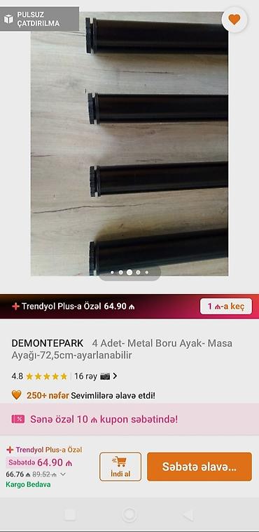 turbalar: Təcili satılır, qiymətdə razılaşmaq olar.Məhsul: DEMONTEPARK – Masa — 2