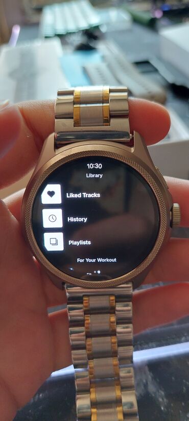 Smart saatlar: İşlənmiş, Smart saat, Sensor ekran, rəng - Qızılı — 9