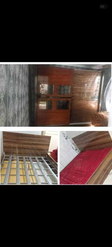 Yataq otağı dəstləri: Genis Bazali taxt ve kupe dolab desti 260 azn unvan H.Aslanov