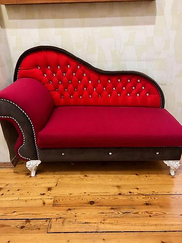 isdemis mebeler: Qonaq otağı və ya salon üçün elegan çester stildə şezlonq/mini divan — 1