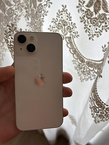 iphone 13 telefon: IPhone 13, Ağ, Face ID, Simsiz şarj — 1