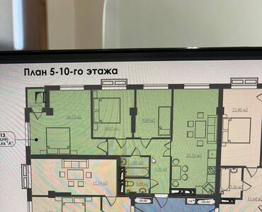 Продажа домов: 2 комнаты, 71 м², Элитка, 7 этаж, ПСО (под самоотделку)