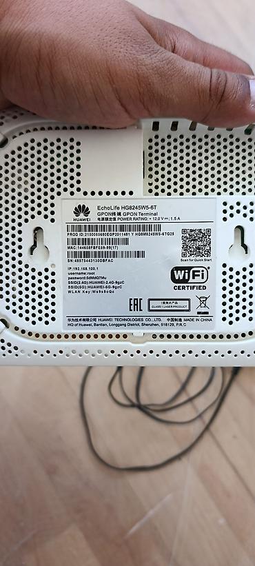 modem satışı: Satılır huvavei modem 5 g heç bir problemi yoxdur işləkdir təzə — 3