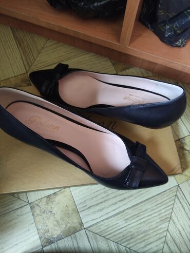 летняя обувь женская: Туфли Polann, 37, цвет - Черный