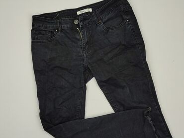 baggy jeans czarne: Jeansy damskie, L