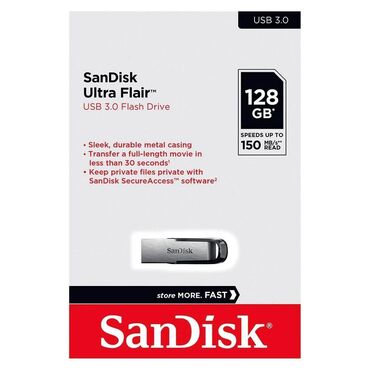 Колонки, гарнитуры и микрофоны: SanDisk Ultra Flair™ USB 3.0 128gb Высокая скорость и стиль