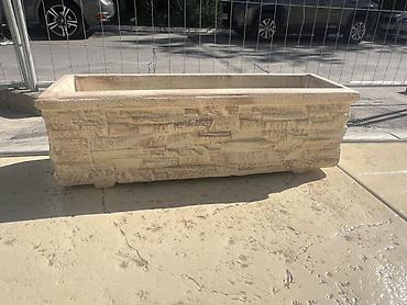 cepac drva: Velika pravougaona žardinjera za spoljašnju upotrebu - Materijal — 1