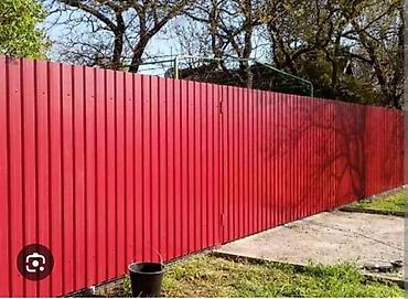 Профлисты для заборов: Забор из профнастила заборы из профнастила забор из гитер сетки — 15