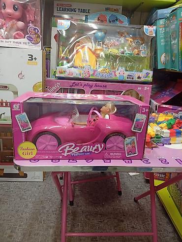 кукла коляска: Игровой набор Beauty Fashion Car - Яркий розовый кабриолет для куклы — 2