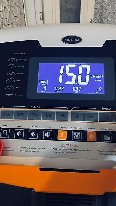 Qaçış trenajorları: Ferro qaçış trenajoru - Elektrikli qaçış yolu, geniş LED ekranlı — 12