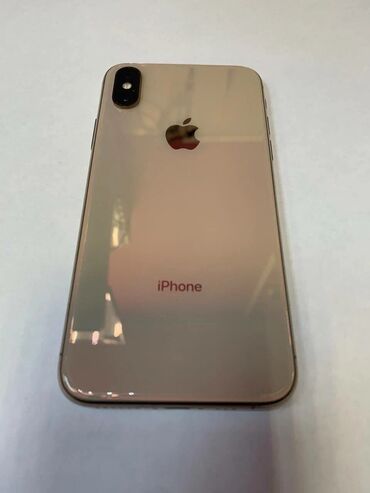 Apple iPhone: IPhone Xs, Б/у, 256 ГБ, Matte Gold, Защитное стекло, 76 %