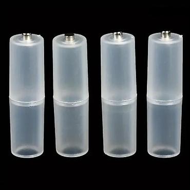 Baterije: Adapter za baterije AAA u AA 4/1 T-22 NOVO. Opis proizvoda: 4 kom AAA — 7
